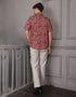 GAVYN R/FIT SHORT SLEEVE SHIRT (MAROON)